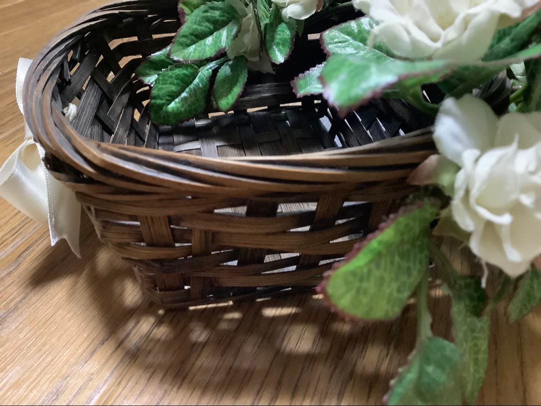 【確認画像①】天然素材　籐籠　花束　ブーケ　ブートニア　まとめ売りセット