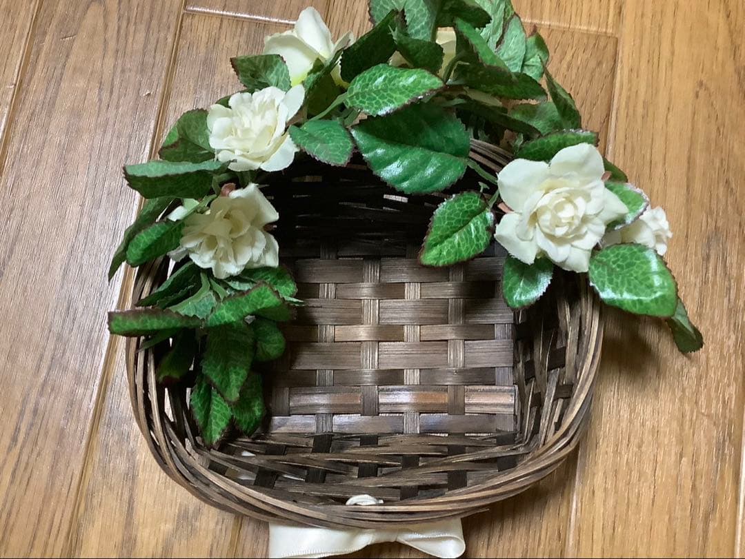 【確認画像①】天然素材　籐籠　花束　ブーケ　ブートニア　まとめ売りセット
