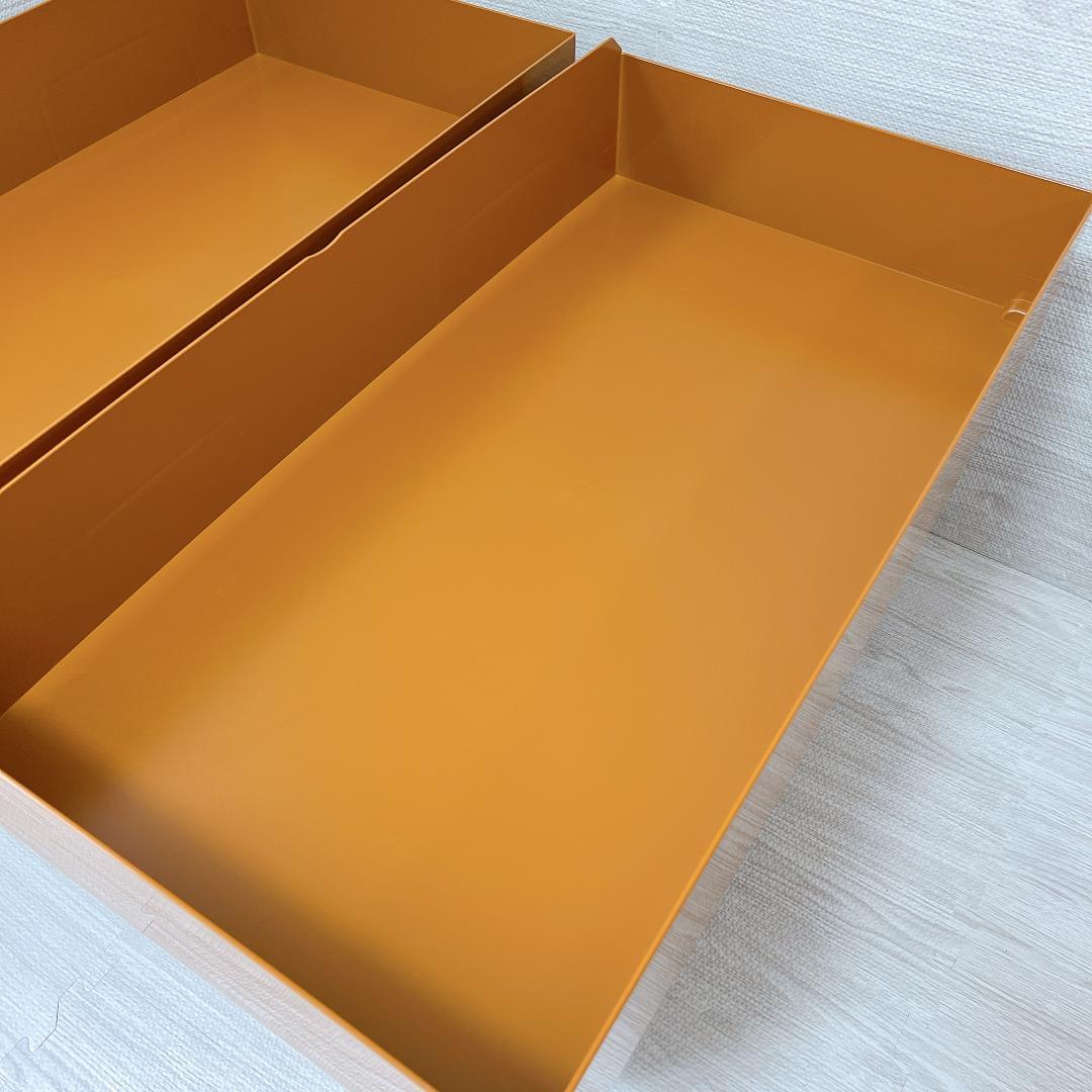 【良品✨送料無料】タッパーウェア　スーパーチェストワイド　引出し2段 ④