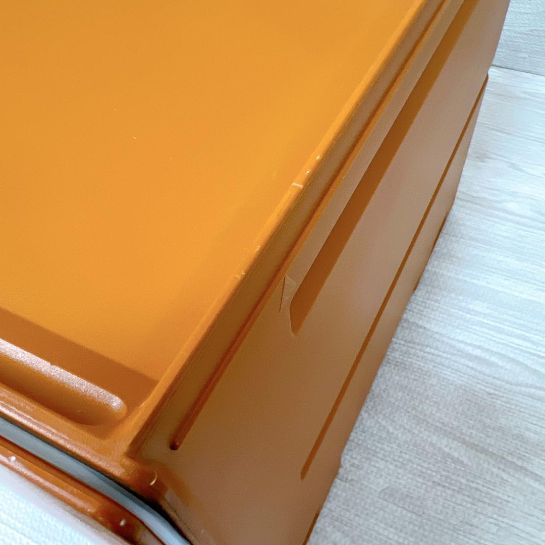 【良品✨送料無料】タッパーウェア　スーパーチェストワイド　引出し2段 ④