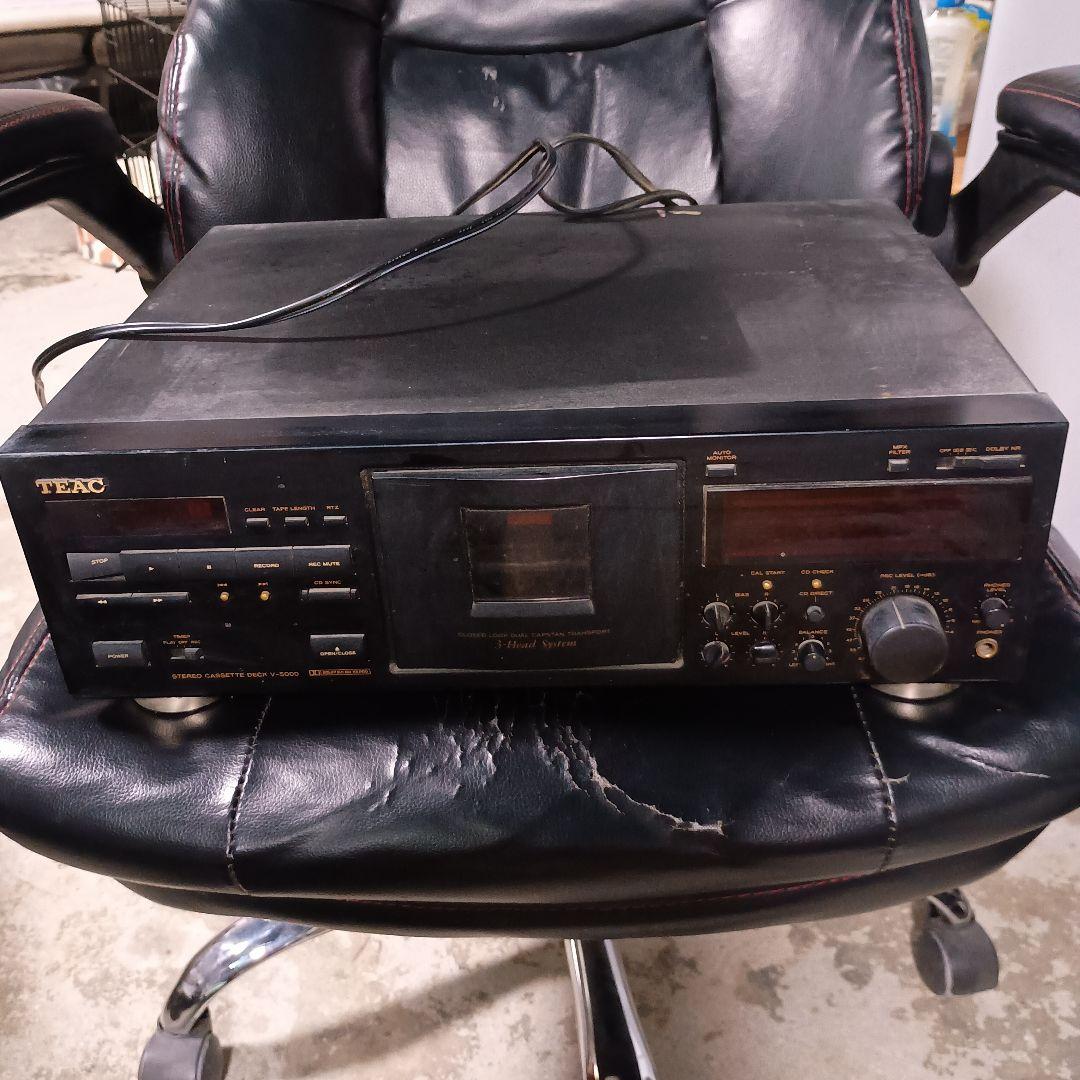 TEAC V-5000 カセットデッキ　ジャンク