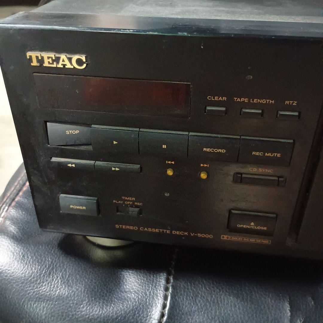 TEAC V-5000 カセットデッキ　ジャンク