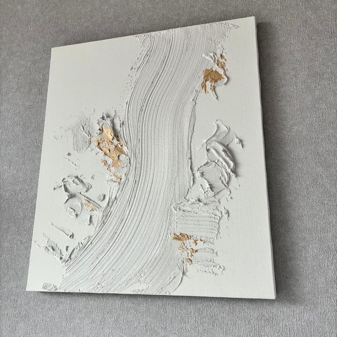 現代アート　53×45.5㎝　テクスチャーアート　モダン　抽象画　インテリア