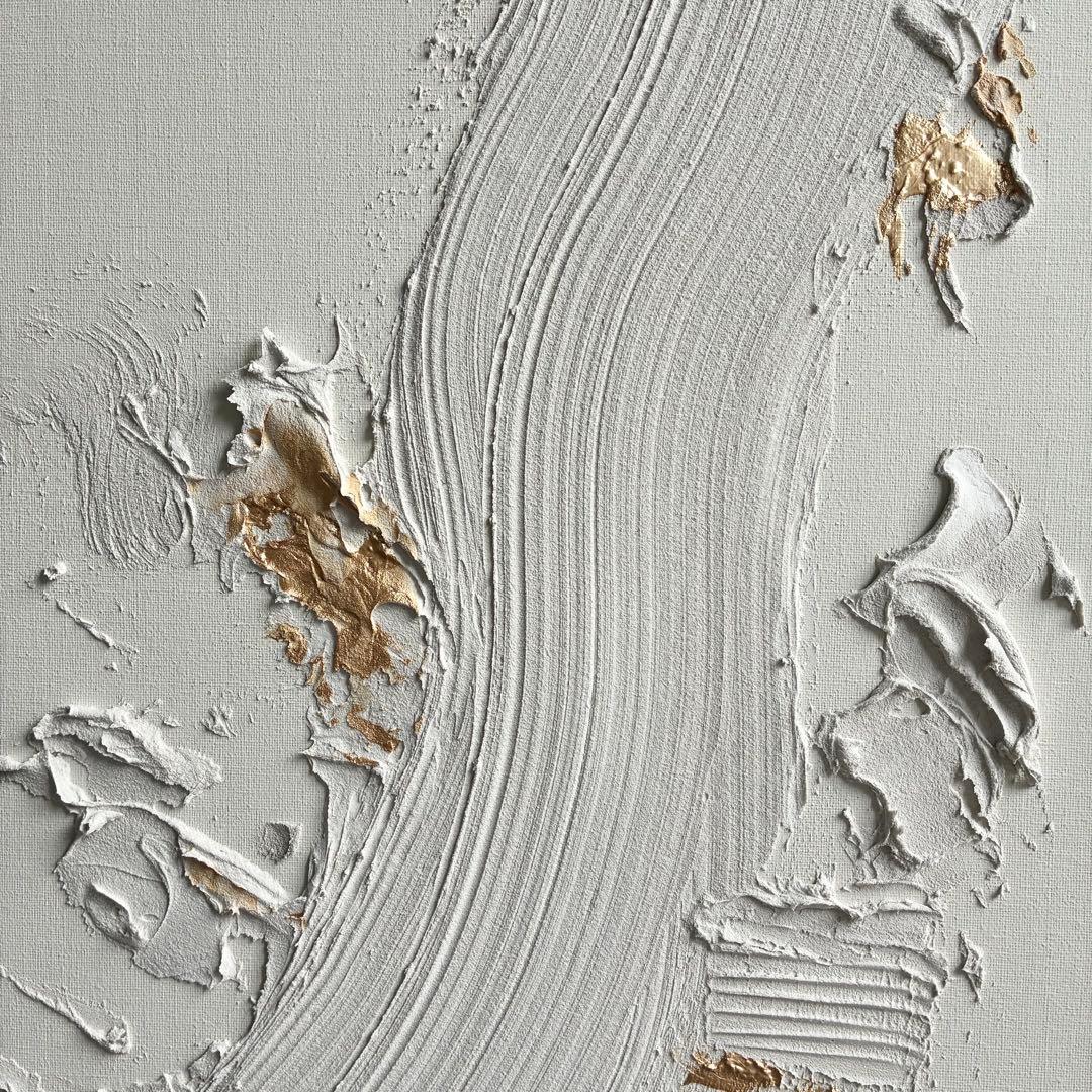 現代アート　53×45.5㎝　テクスチャーアート　モダン　抽象画　インテリア