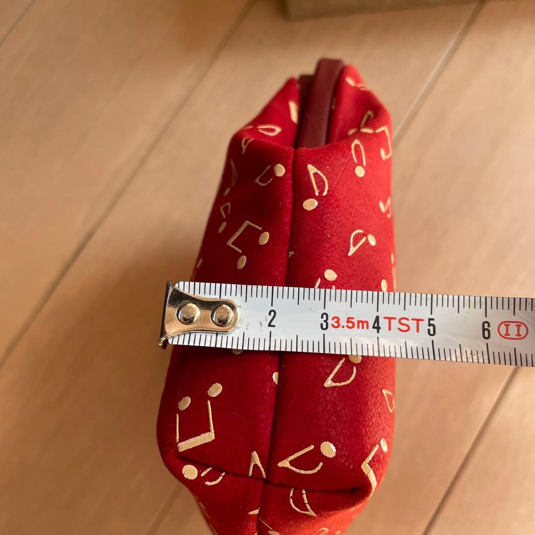046 未使用　印傳屋 財布 印伝 レザー　ポーチ