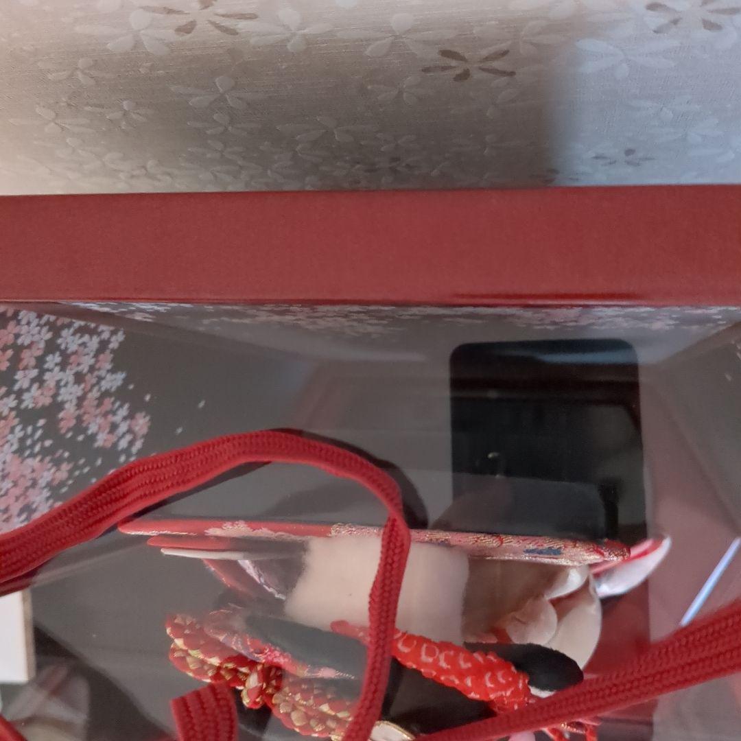 ★羽子板飾★　手づくり押絵羽子板　レトロ　伝統工芸品　アクリルケース入り 日本