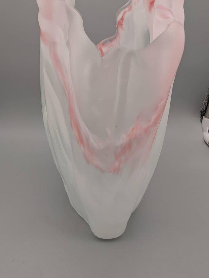 MURANO　ムラノ　ピンク　花瓶　置物　インテリア　イタリー製