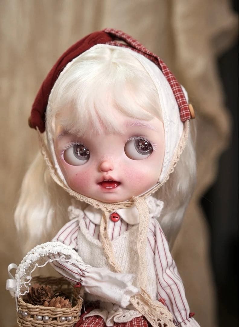カスタムブライス 海外作家様 ドール アルビノ 笑顔 スイートティー フルセット