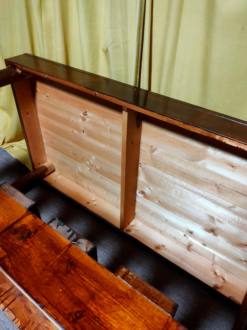 北欧家具 木製 アンティーク 大型作業台 テーブル 書斎デスク 収納 店什器展示