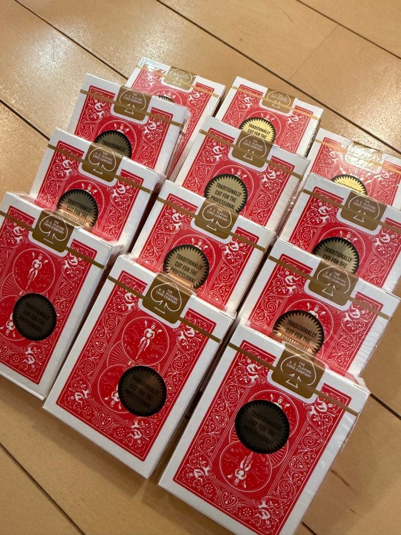 Bicycleゴールドスタンダード赤1ダース【新品未開封】