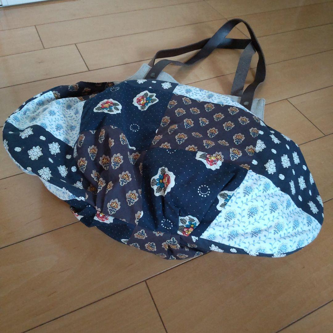 ソレイアードパッチワークトートバッグ レザーハンドル未使用