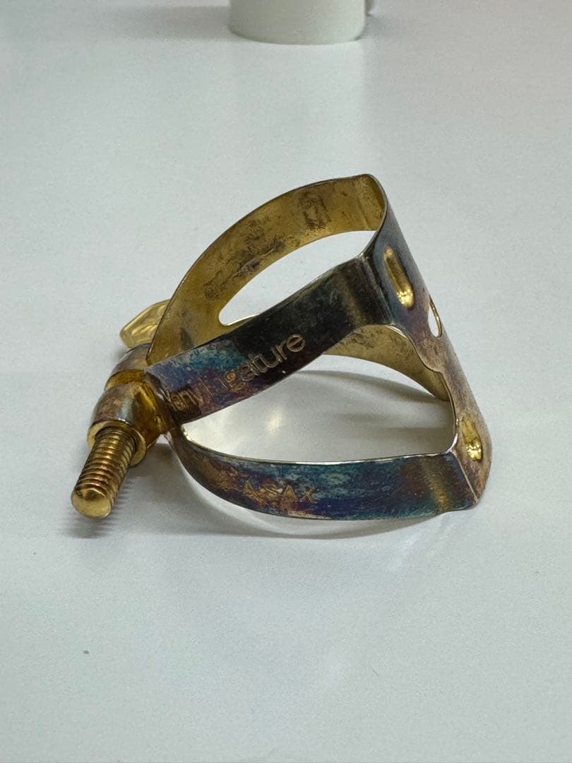 ヤナギサワ　やニーリガチャー　アルトサックス用　金メッキ　キャンプ付き