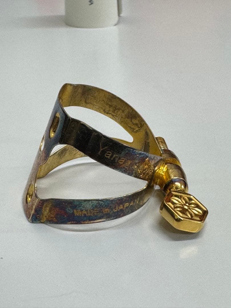 ヤナギサワ　やニーリガチャー　アルトサックス用　金メッキ　キャンプ付き