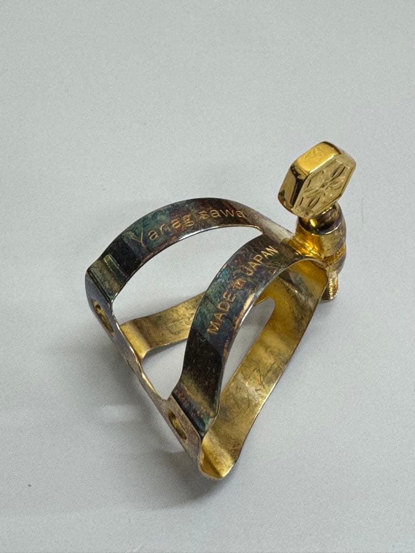 ヤナギサワ　やニーリガチャー　アルトサックス用　金メッキ　キャンプ付き