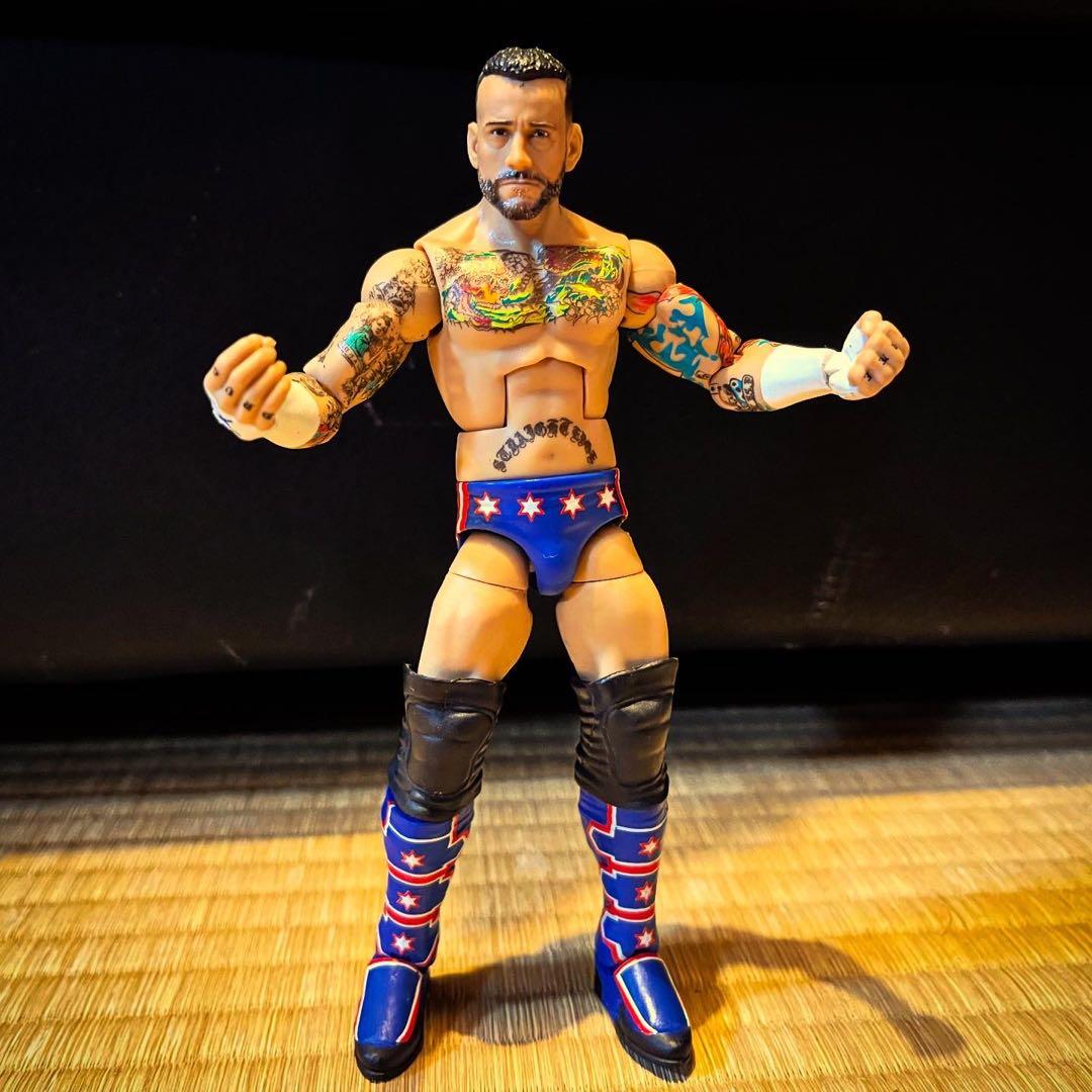CMパンク 中邑真輔 エッジ カリート WWEフィギュア セット