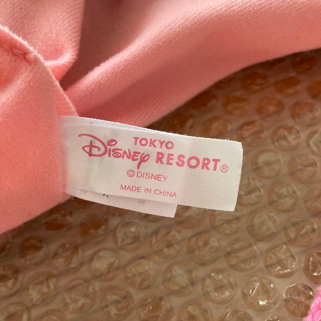 最終　ディズニー　ファンキャップ　リボン　ヒョウ柄　ピンク