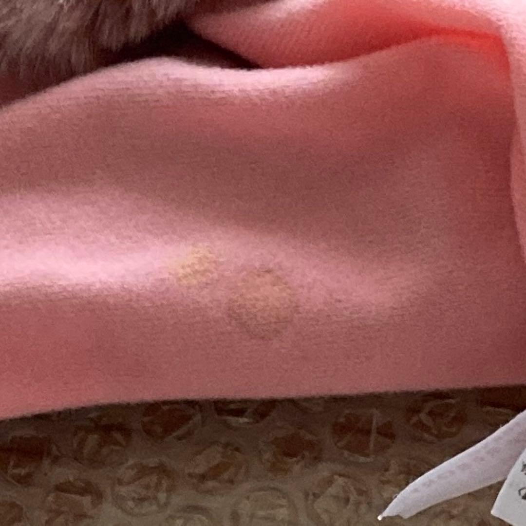 最終　ディズニー　ファンキャップ　リボン　ヒョウ柄　ピンク