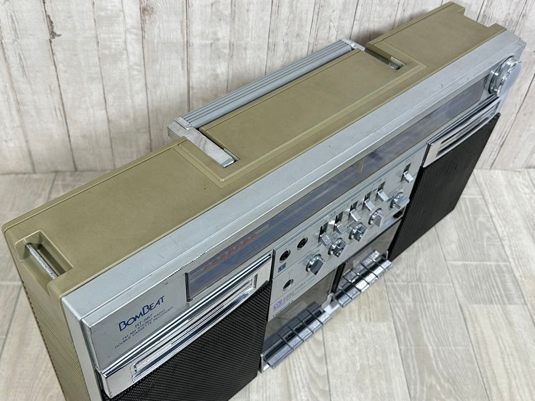 【動作品】東芝 RT-S87 ボンビート ダブルラジカセ 昭和レトロ 当時物