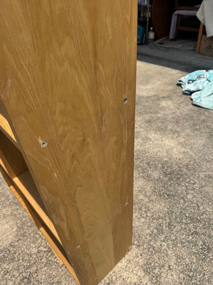 無印 スタッキングチェスト シェルフ オーク 3段 2列 オプション