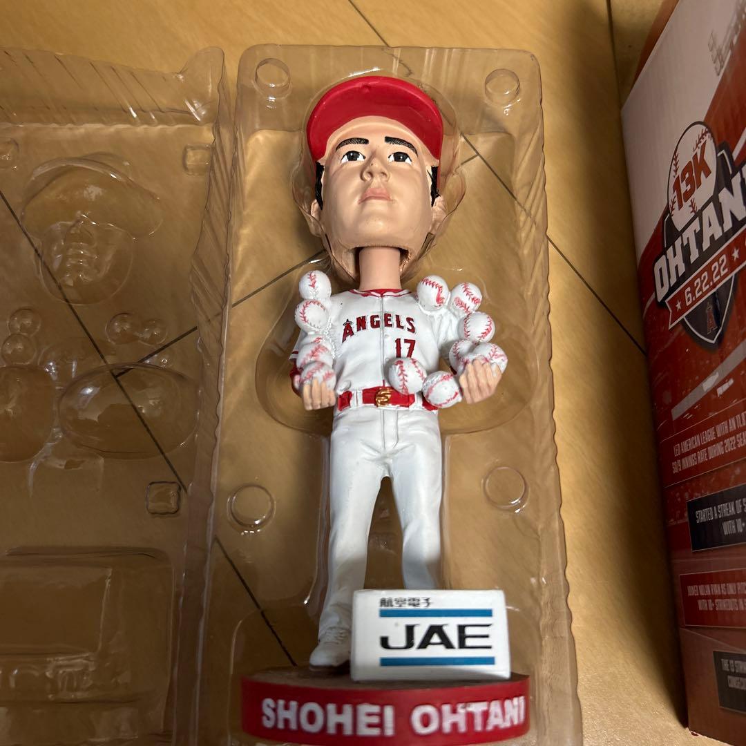 【即購入ok!!】大谷翔平　エンジェルス　13奪三振　 非売品ボブルヘッド 新品