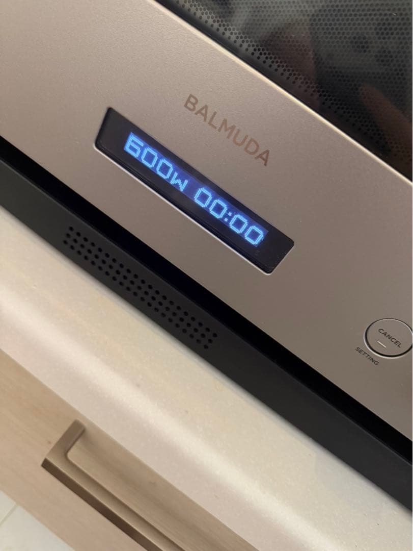 美品　バルミューダ オーブン シルバー　電子レンジ