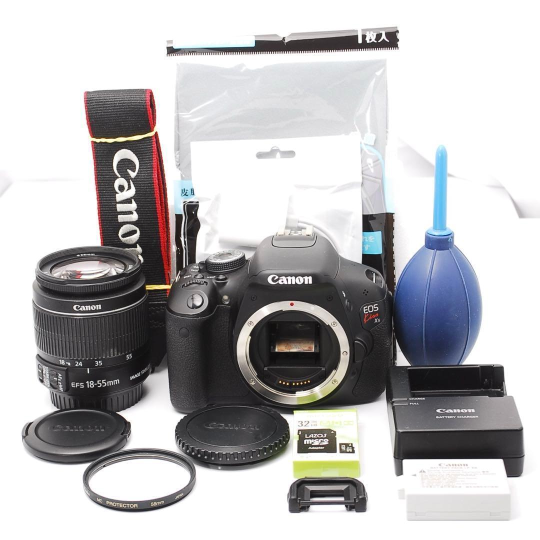 Canon Kiss X5 手振れ補正レンズ 初心者安心セット