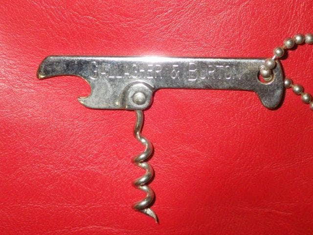 30’S★ビンテージ★ボトルオープナー★42★栓抜き★USA★キーホルダー★