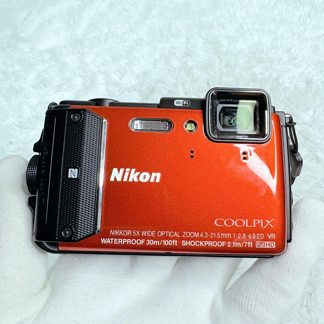 Nikon COOLPIX AW130 防水30m Wi-Fi搭載 タフカメラ