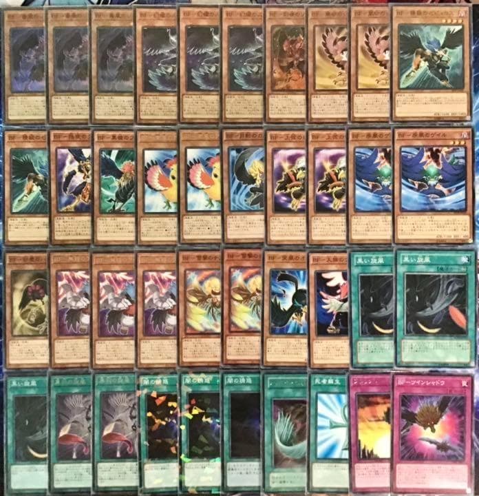 本格構築 【BF-ブラックフェザー】デッキ メイン&EX15&二重スリーブ