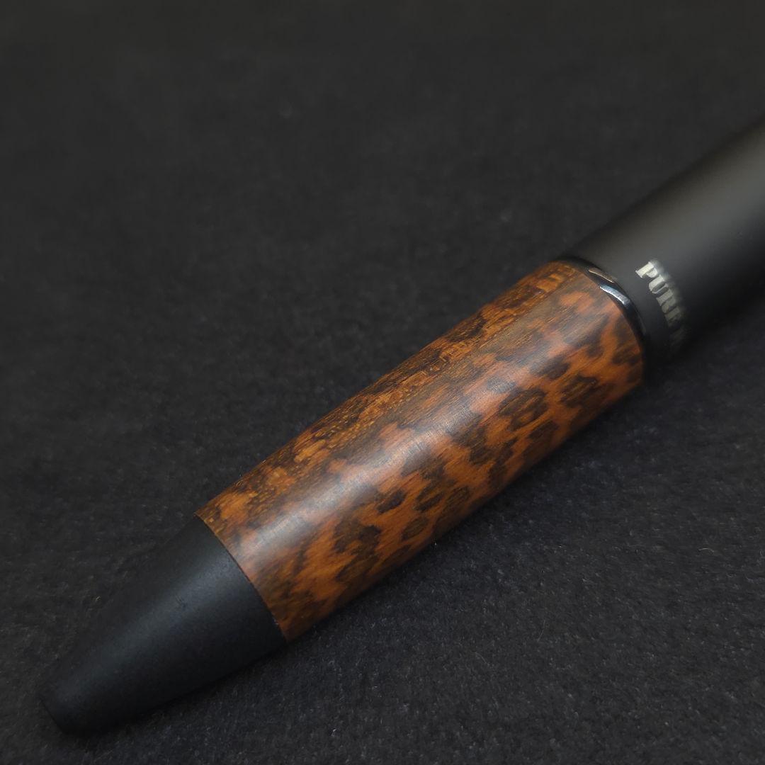 No.180木軸ペンピュアモルト4&1スネークウッドカスタム