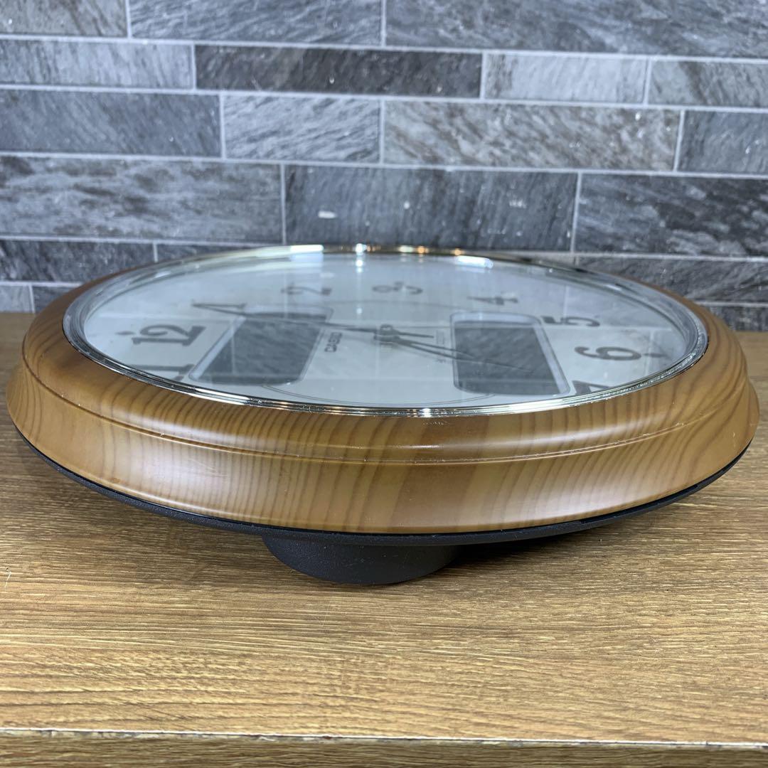 himawari３　CASIO　カシオ　電波時計　掛け時計　温湿度表示