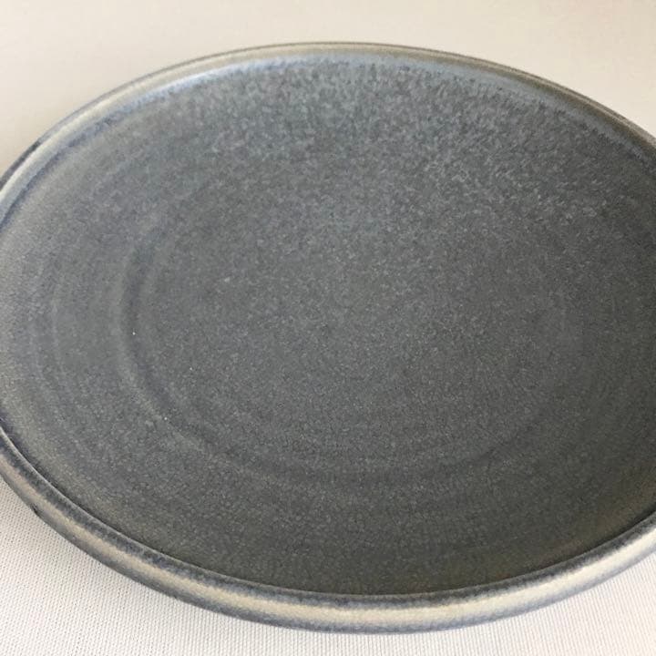 【新品未使用】作家もの　プレート　ブルー