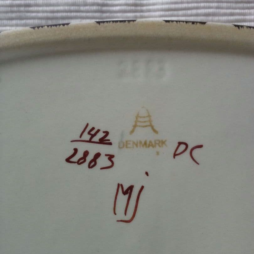 デンマーク ロイヤルコペンハーゲン 四角深皿