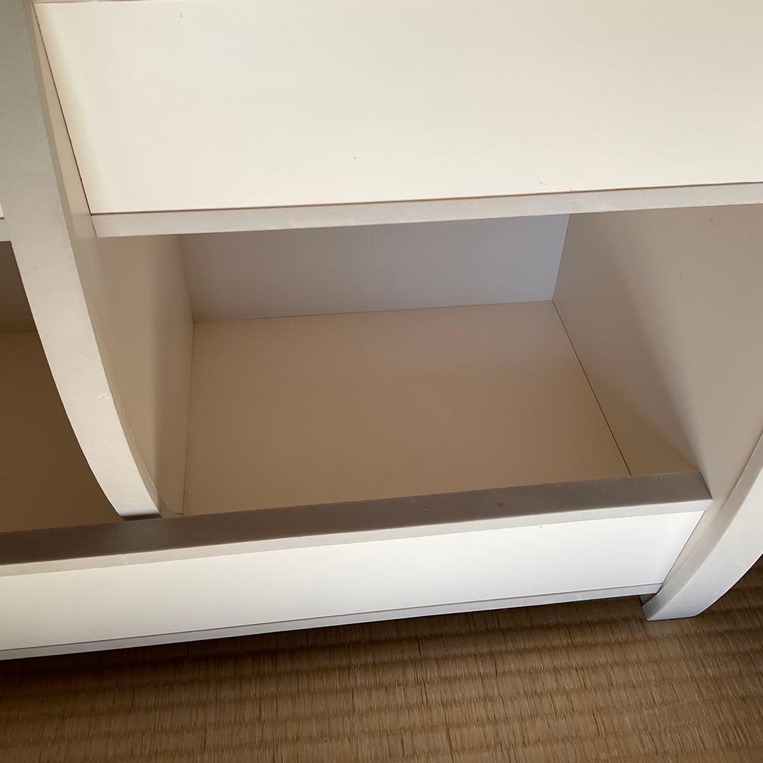 人気！！ソフト素材おもちゃ箱(ホワイト✖️グレー)幅95cm