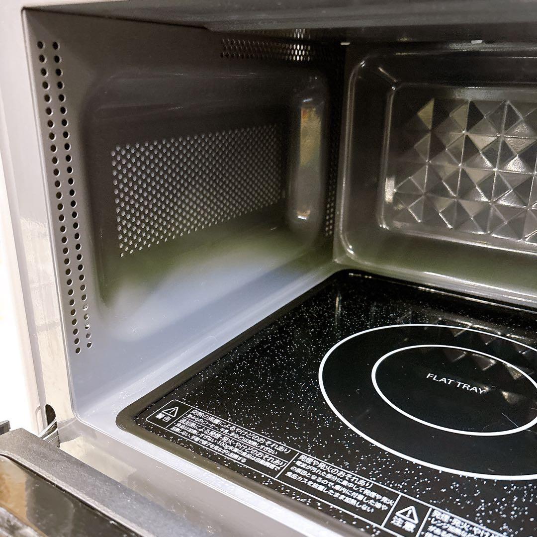 2024年製 東芝 ハイパワー簡単シンプル電子レンジ フラット 説明書付き