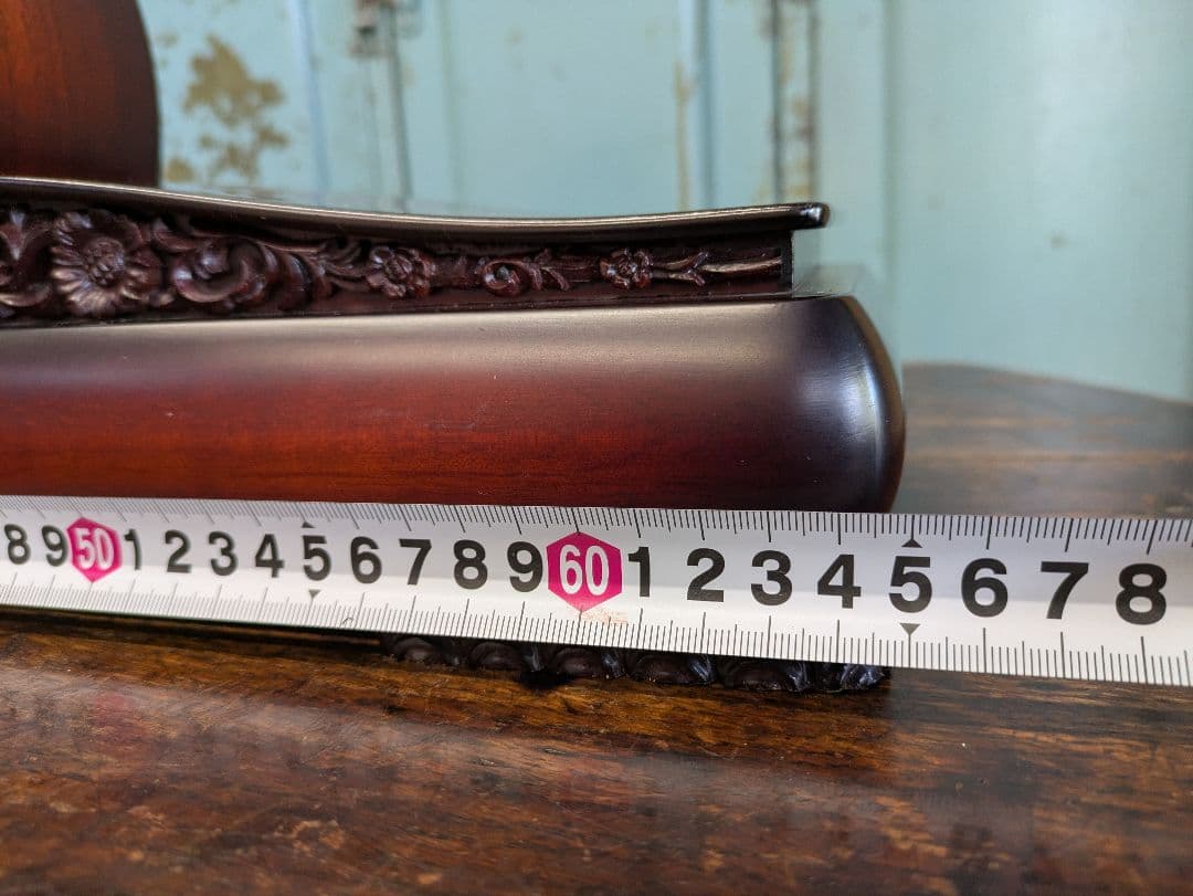 愛知時計　クラシック　レトロ　ローマ数字　置時計　日の出型　ボンボン時計