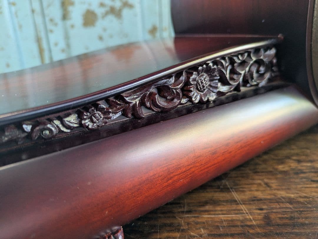 愛知時計　クラシック　レトロ　ローマ数字　置時計　日の出型　ボンボン時計