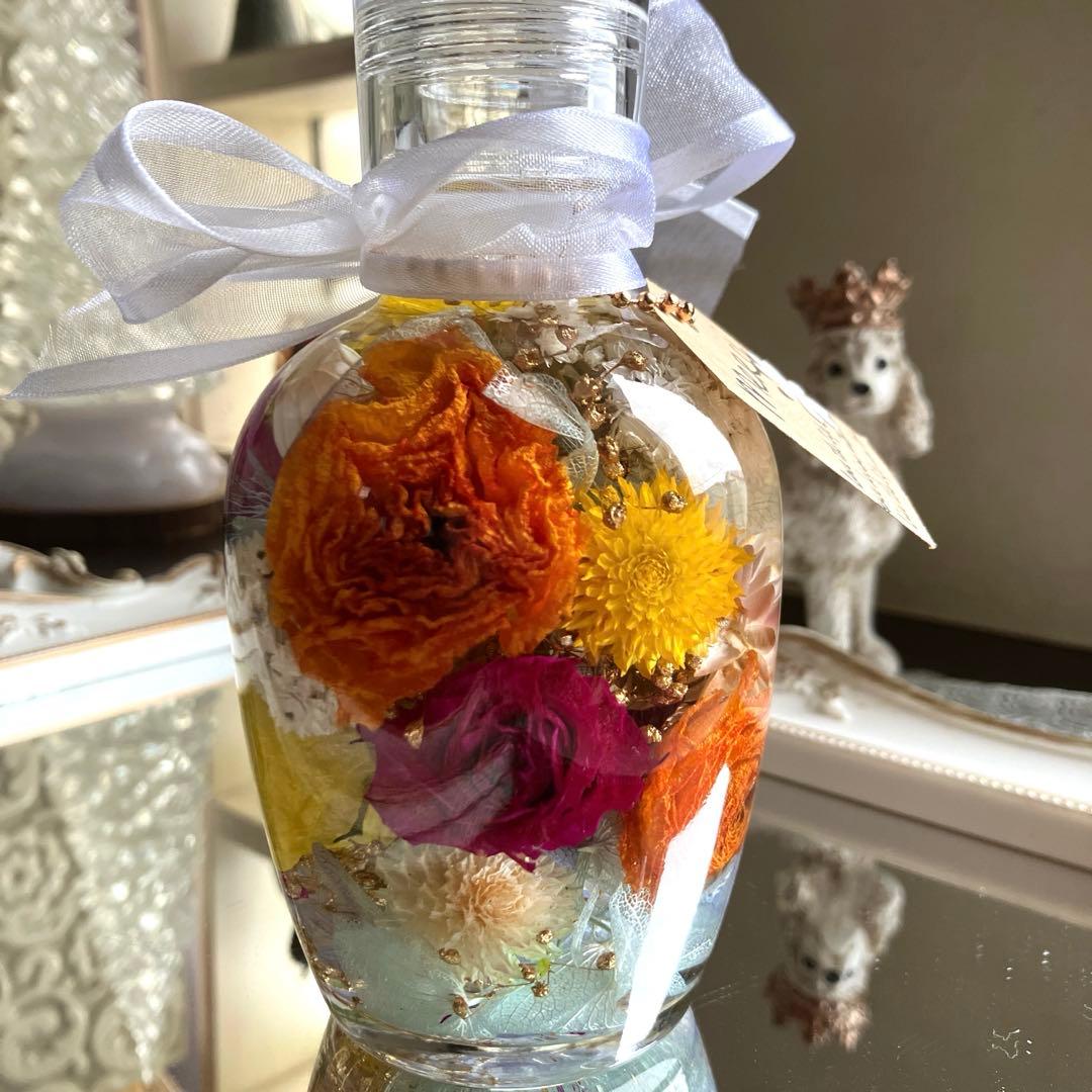 ◆ハーバリウム　312 一周お花の春bottle *.:。✿*゜