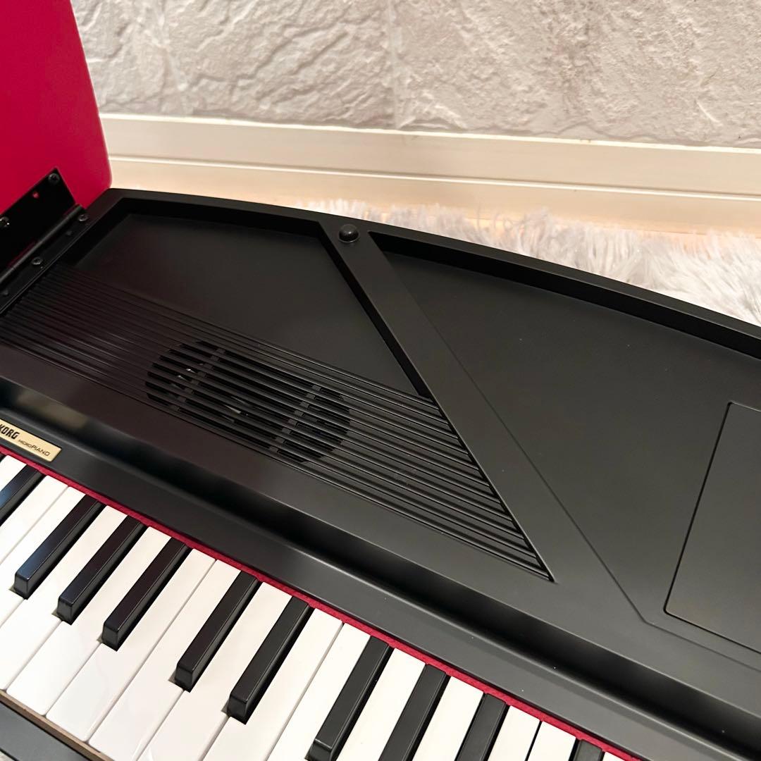 【極美品】 KORG MICROPIANO ミニ鍵盤61鍵 レッド