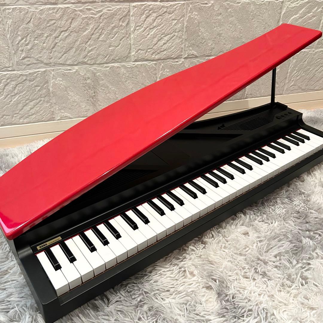 【極美品】 KORG MICROPIANO ミニ鍵盤61鍵 レッド
