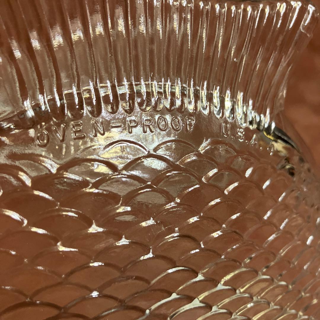 未使用　アンカーホッキング　魚型ガラス皿　3枚