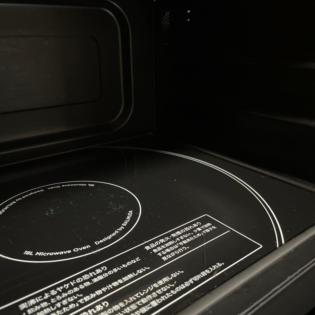 ジャンク品　2018年製　BALMUDA バルミューダオーブンレンジ