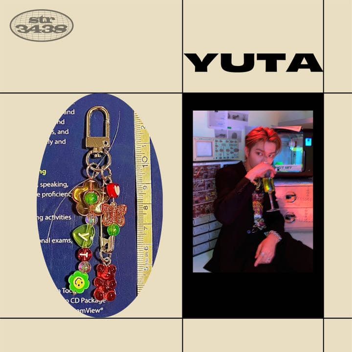 【210824yt】NCT127 NCT Sticker ユウタ ビーズ トレカ