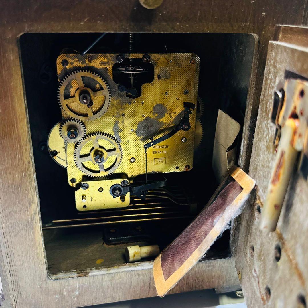 KIENZLE アンティーク￼ 置時計 動作未確認 現状渡し 563B/01