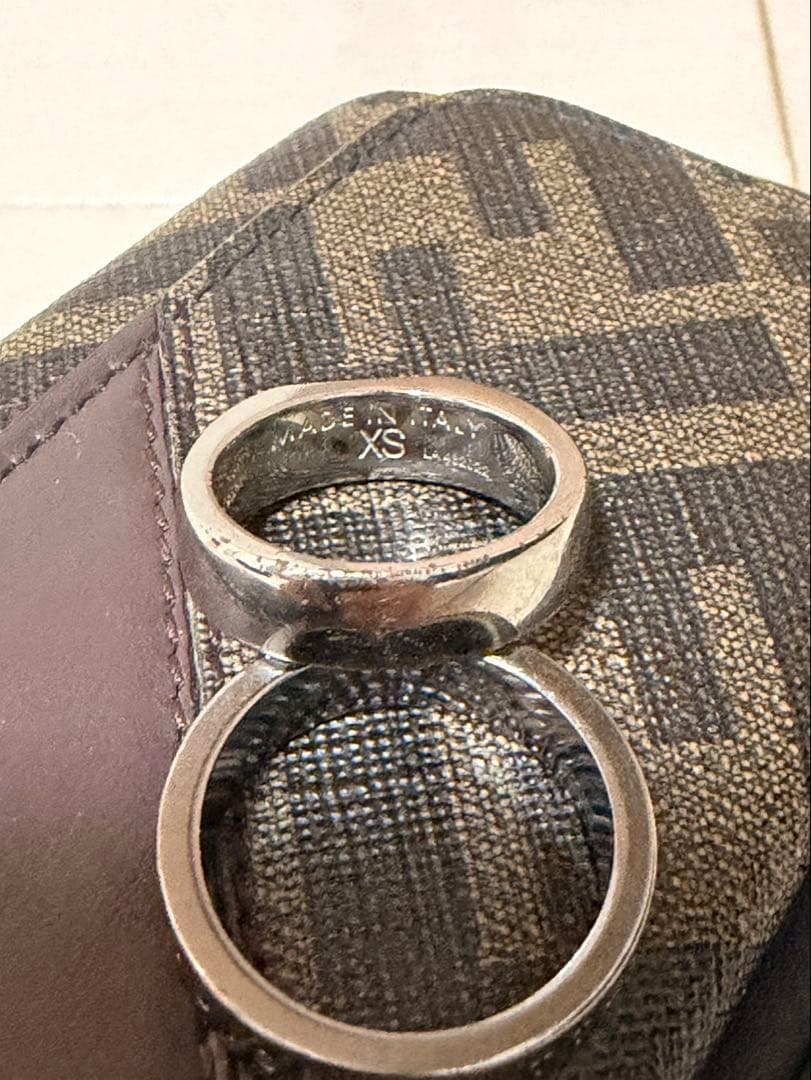 FENDI リング　メンズ　XS