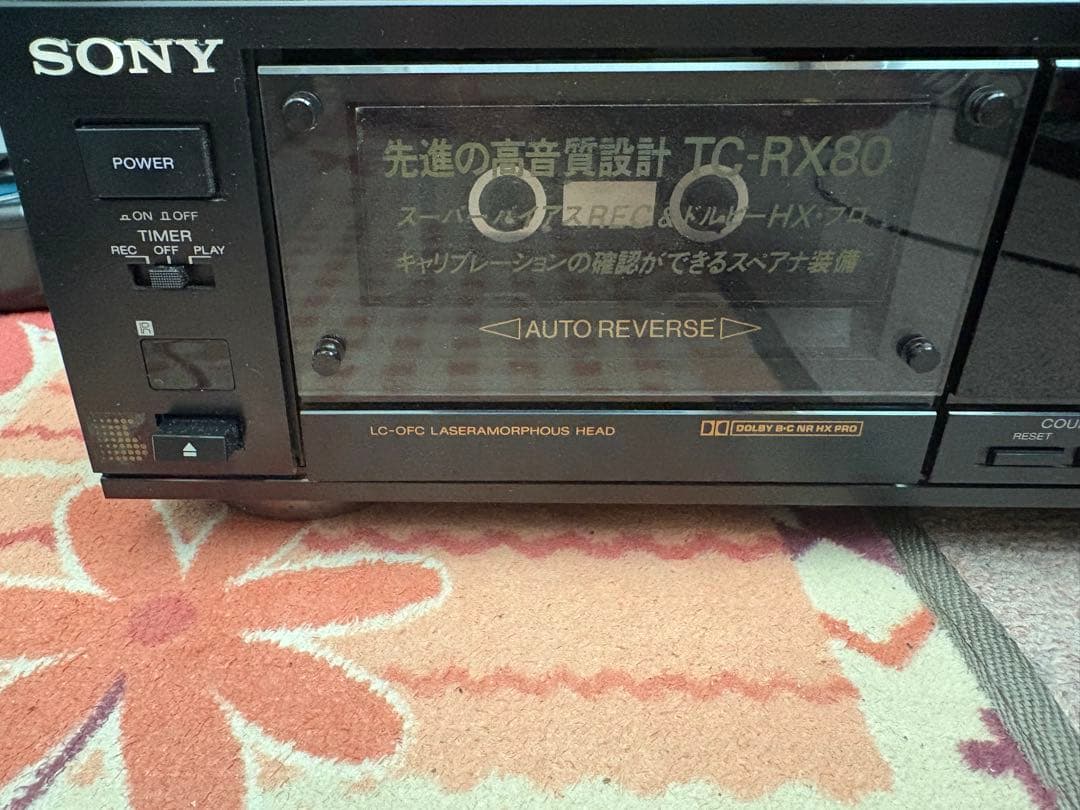IKAROSSONYカセットデッキTC-RX80