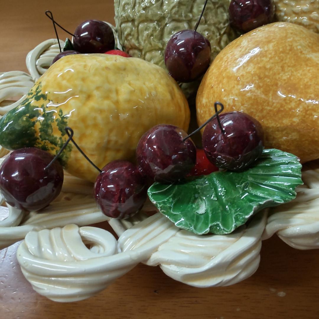 イタリア製　飾りもの　置き物　新品　インテリア　果実