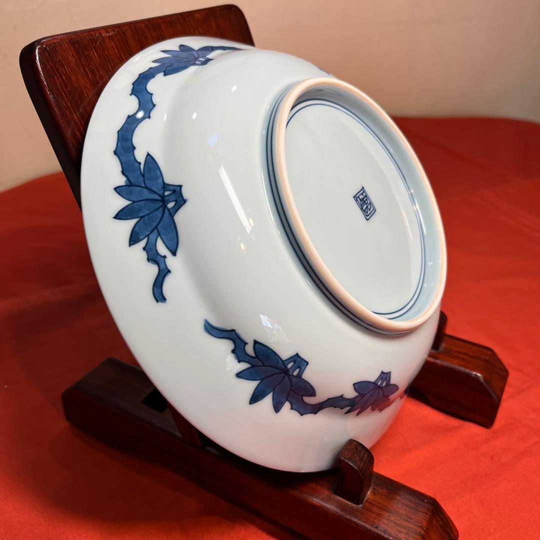 陶宗窯「染錦藤絵菓子鉢」