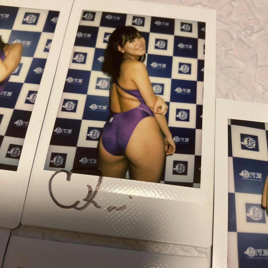 篠原冴美 競これ 限定 直筆サイン入り チェキ5枚セット 6