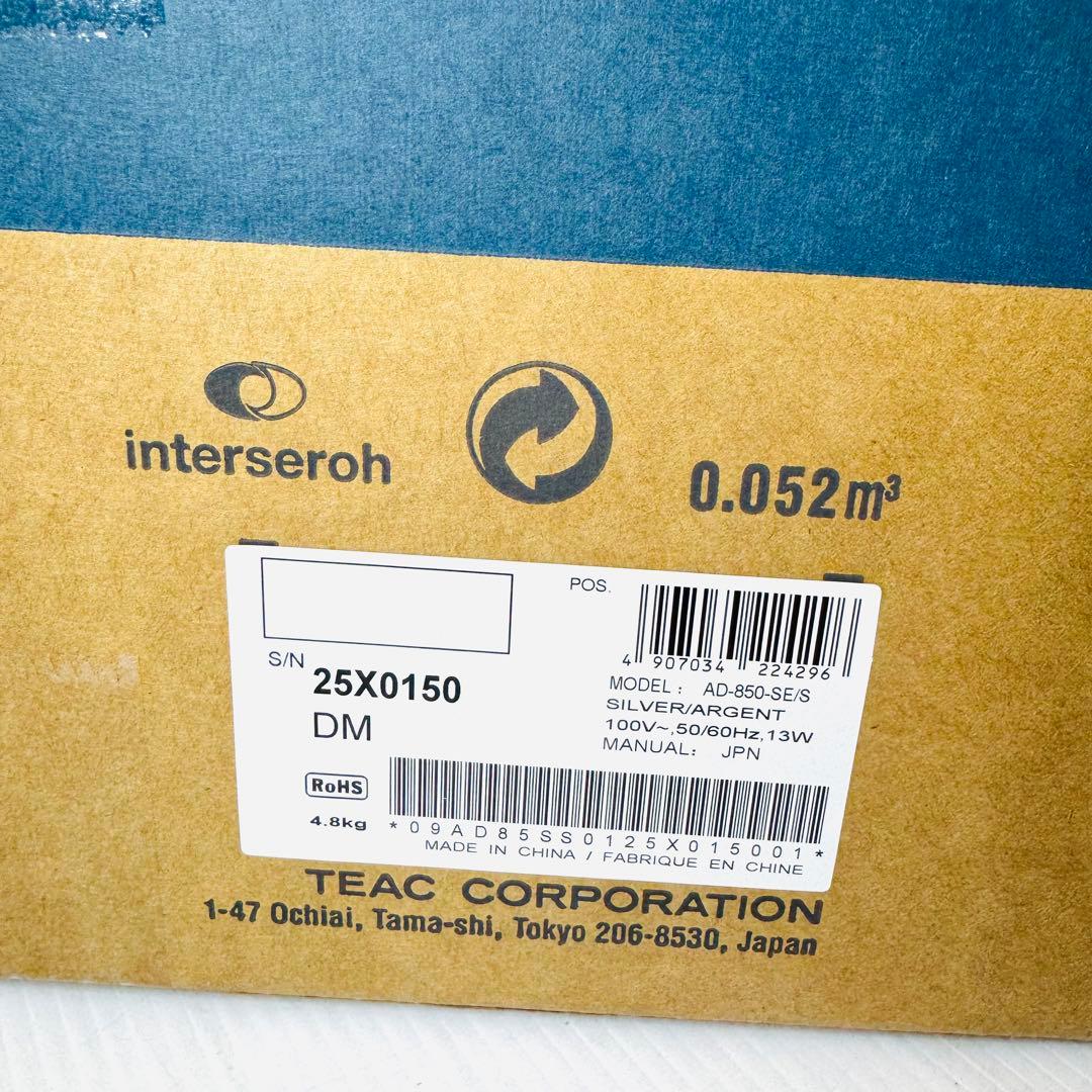 【新品同様】TEAC AD-850-SE CD カセットデッキ　2025年製